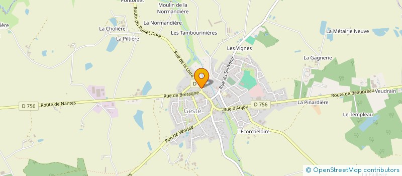 localisation de l'entreprise MONSIEUR LOUP BERNARD  BEAUPREAU-EN-MAUGES