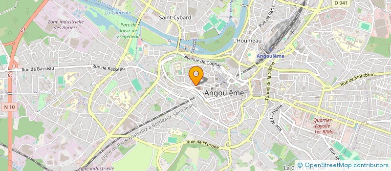 localisation de l'entreprise MONSIEUR LOUP BOUCHET à ANGOULEME