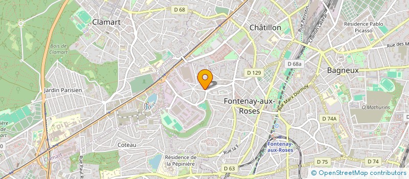 localisation de l'entreprise MONSIEUR LOUP DUCOL à FONTENAY-AUX-ROSES