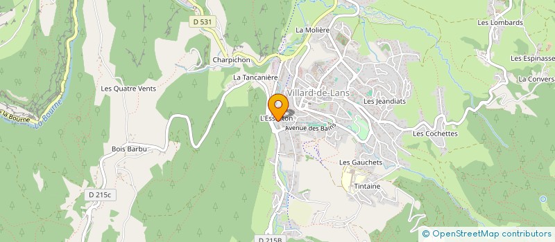 localisation de l'entreprise MONSIEUR LOUP DULAS  VILLARD-DE-LANS