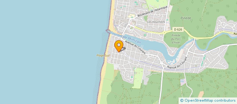 localisation de l'entreprise MONSIEUR LOUP OBADIA  MIMIZAN