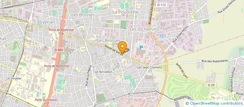 localisation de l'entreprise MONSIEUR LOUQMANE BEN ONIA  VAULX-EN-VELIN