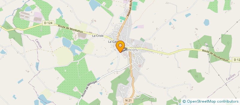 localisation de l'entreprise MONSIEUR LOURENCO AZEVEDO DE SOUSA  MONBAHUS