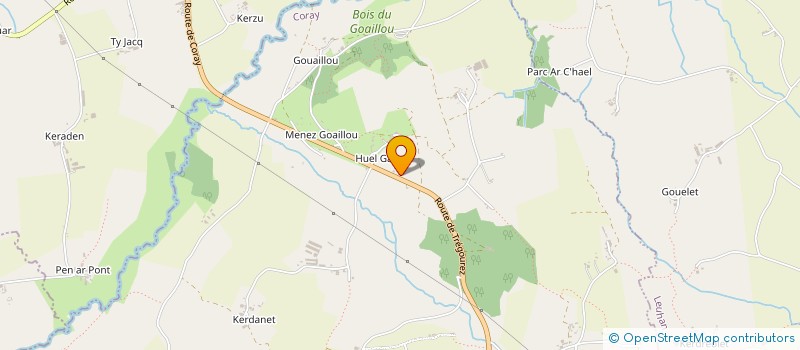 localisation de l'entreprise MONSIEUR LOURI PEAN  CORAY