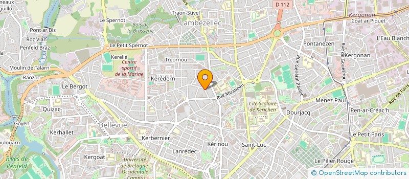 localisation de l'entreprise MONSIEUR LOURI TOULLEC à BREST