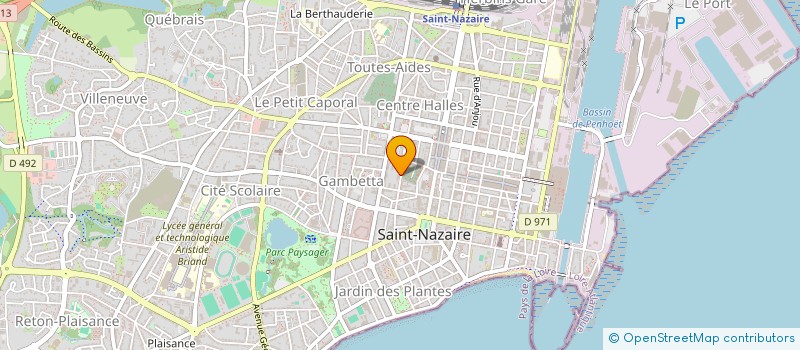 localisation de l'entreprise MONSIEUR LOUSSAS MILUROM  SAINT-NAZAIRE