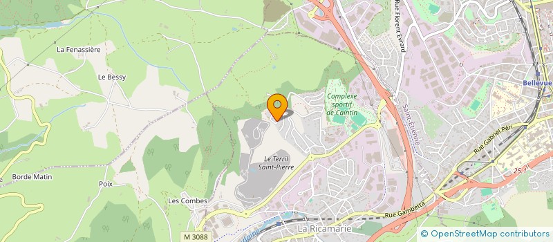 localisation de l'entreprise MONSIEUR LOUTFI EL MRABET  LA RICAMARIE