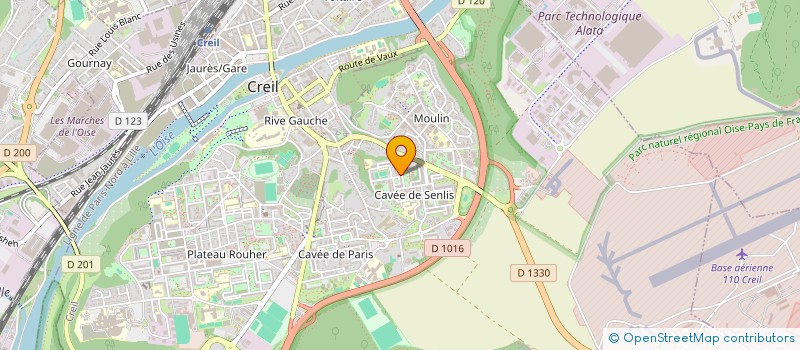 localisation de l'entreprise MONSIEUR LOUTFI HAJJI  CREIL