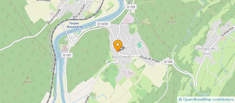 localisation de l'entreprise MONSIEUR LOUTFI RAHAL  BOUSSIERES