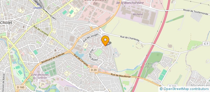 localisation de l'entreprise MONSIEUR LOUTFI SELIMAJ à CHOLET