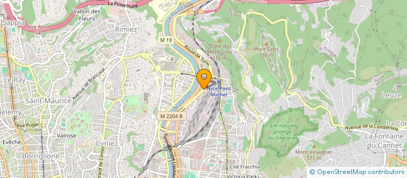 localisation de l'entreprise MONSIEUR LOUTFI TOUROUME à NICE