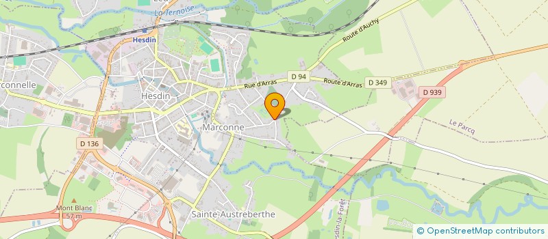 localisation de l'entreprise MONSIEUR LOUTHIANO LUCET  HESDIN-LA-FORET