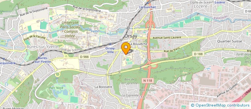 localisation de l'entreprise MONSIEUR LOVALIN SOUFFRANT  ORSAY