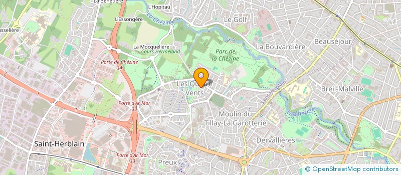 localisation de l'entreprise MONSIEUR LOVENS VOLCIME  SAINT-HERBLAIN