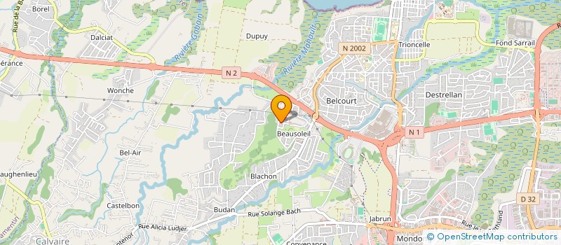 localisation de l'entreprise MONSIEUR LOVENSKY JOLICOEUR  BAIE-MAHAULT