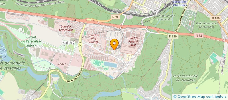 localisation de l'entreprise MONSIEUR LOWELL KYMFHOVO-MVEMBE à VERSAILLES