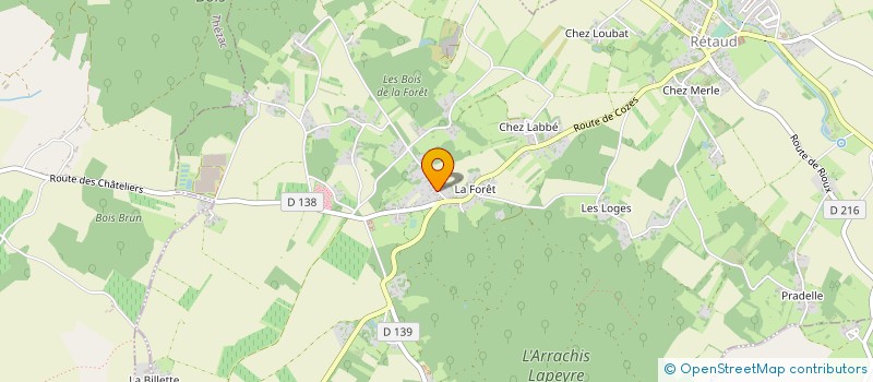 localisation de l'entreprise MONSIEUR LOYC LEMAIRE  RETAUD