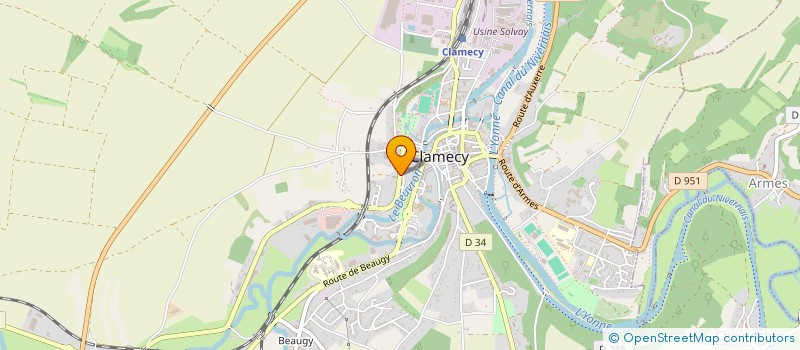 localisation de l'entreprise MONSIEUR LOYCE SAINT-LARY à CLAMECY