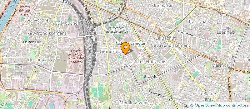 localisation de l'entreprise MONSIEUR LOYD FASSI  LYON