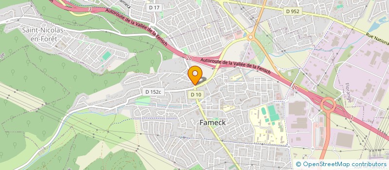 localisation de l'entreprise MONSIEUR LOYD MAGALDI  FAMECK