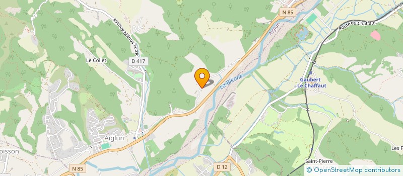 localisation de l'entreprise MONSIEUR LOYS COULLET  AIGLUN