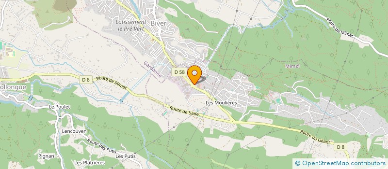 localisation de l'entreprise MONSIEUR LOYS FAVRE  MIMET