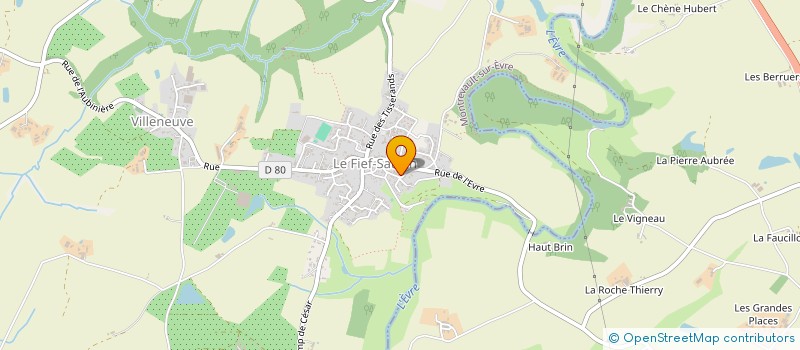 localisation de l'entreprise MONSIEUR LOYS MILLESCAMPS à MONTREVAULT-SUR-EVRE