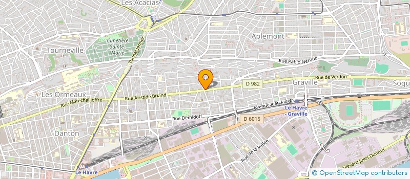 localisation de l'entreprise MONSIEUR LRD DJEMS à LE HAVRE