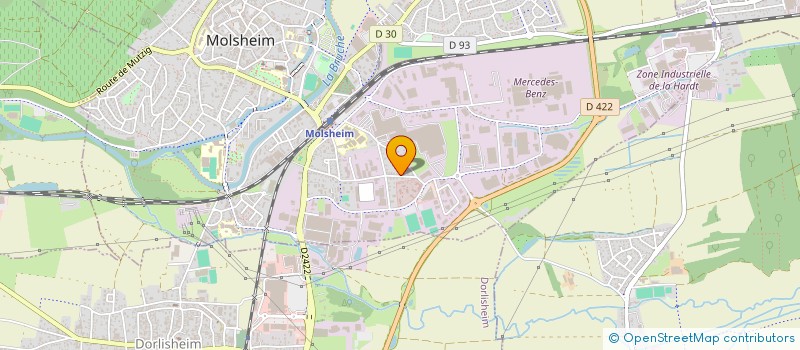 localisation de l'entreprise MONSIEUR LU DENG  MOLSHEIM