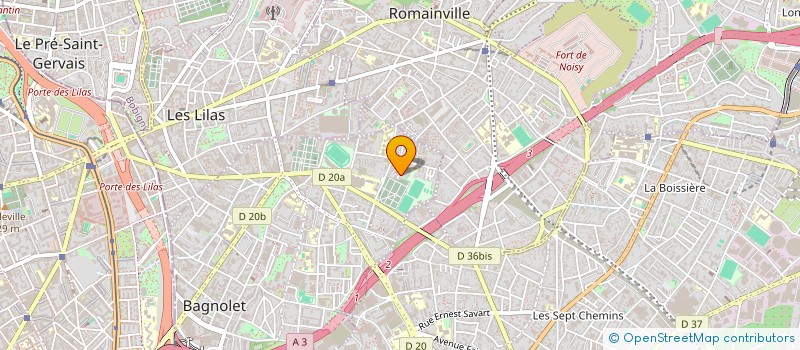 localisation de l'entreprise MONSIEUR LUACS HARARI à BAGNOLET