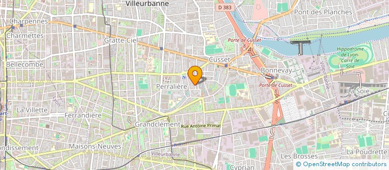 localisation de l'entreprise MONSIEUR LUACS PIGEON  VILLEURBANNE