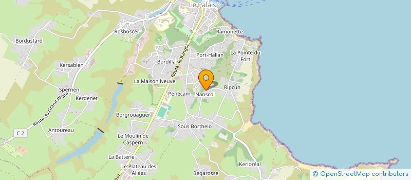 localisation de l'entreprise MONSIEUR LUAN ANTONIO RODRIGUES GALVAO  LE PALAIS