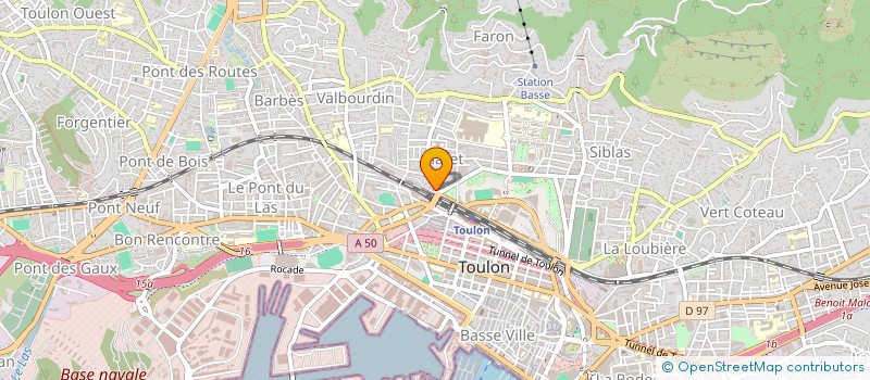 localisation de l'entreprise MONSIEUR LUAN CERQUEIRA DA SILVA  TOULON