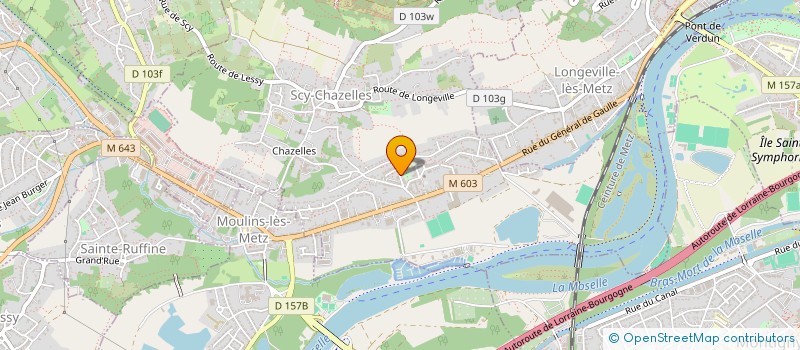 localisation de l'entreprise MONSIEUR LUAN FERNANDEZ  SCY-CHAZELLES