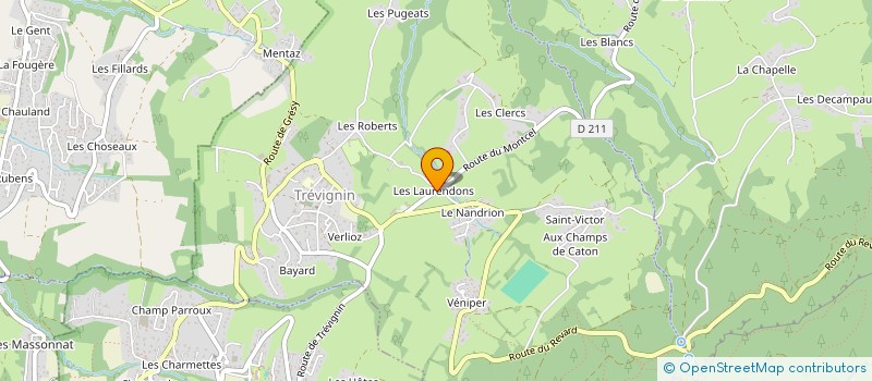 localisation de l'entreprise MONSIEUR LUAN VAUDELIN  TREVIGNIN