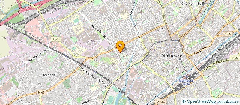 localisation de l'entreprise MONSIEUR LUARD HAJDINI  MULHOUSE