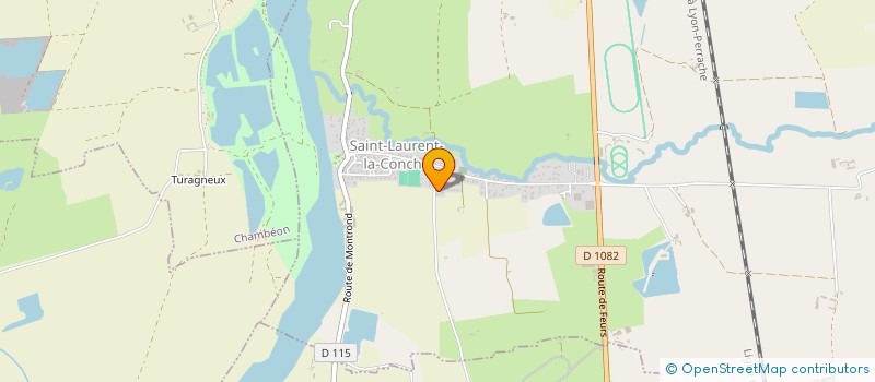 localisation de l'entreprise MONSIEUR LUBIN GONNET LEARD  SAINT-LAURENT-LA-CONCHE