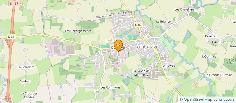 localisation de l'entreprise MONSIEUR LUBIN PERROIS à SAINT-ERBLON