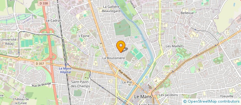 localisation de l'entreprise MONSIEUR LUBIN PICARD  LE MANS