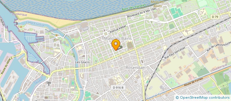 localisation de l'entreprise MONSIEUR LUBIN RAUZADA à DUNKERQUE