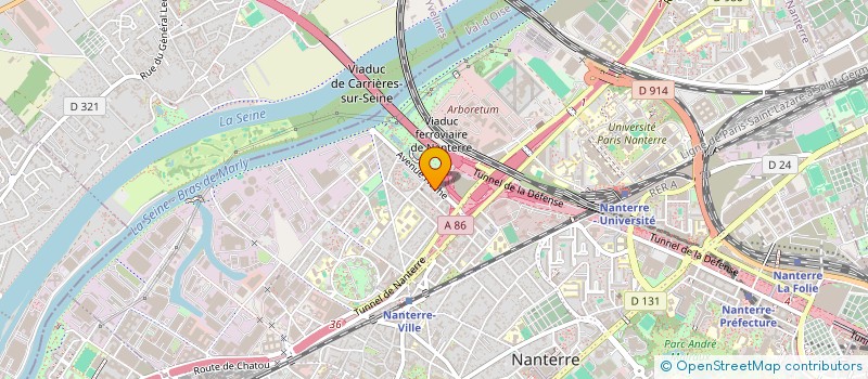 localisation de l'entreprise MONSIEUR LUBIN SUAREZ PINEROS  NANTERRE