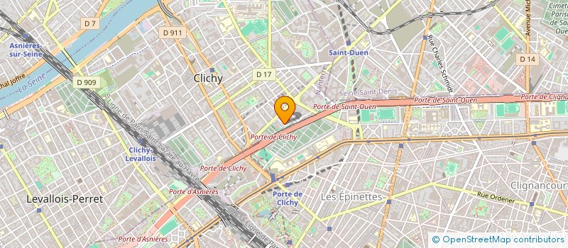 localisation de l'entreprise MONSIEUR LUBIN TURBANT à CLICHY