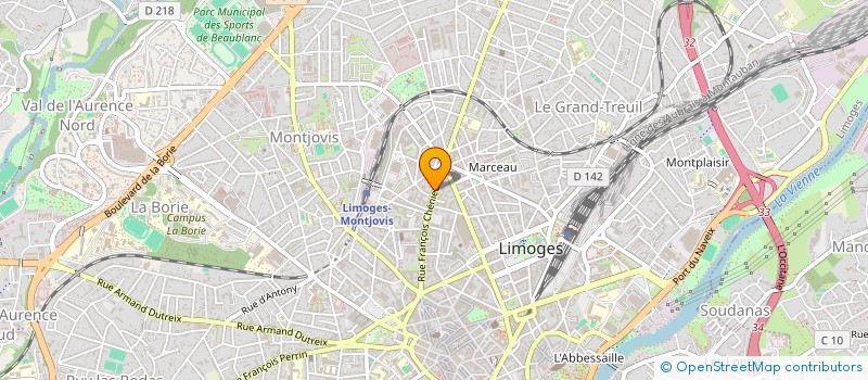 localisation de l'entreprise MONSIEUR LUBOMIR BUZO à LIMOGES