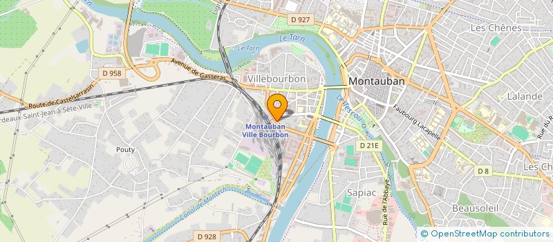 localisation de l'entreprise MONSIEUR LUBOMIR DZOBAK  MONTAUBAN