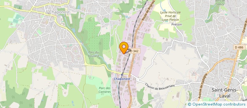 localisation de l'entreprise MONSIEUR LUBOMIR VAVRO  CHAPONOST