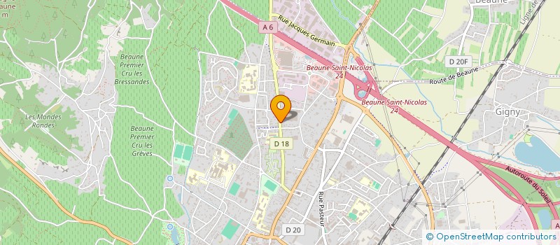 localisation de l'entreprise MONSIEUR LUC ADOLF à BEAUNE