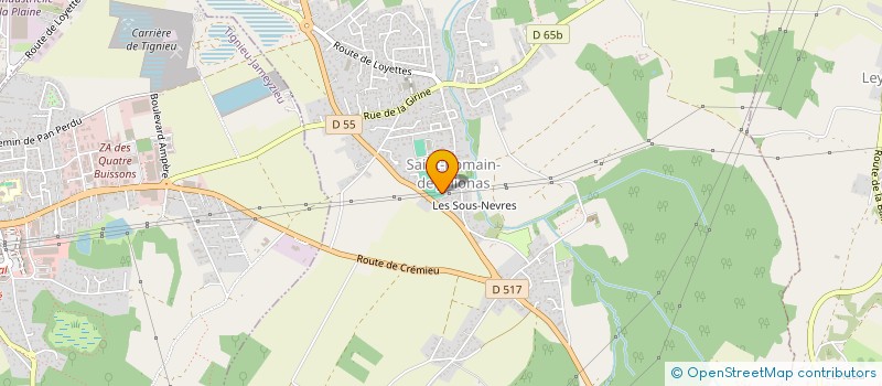 localisation de l'entreprise MONSIEUR LUC AIMAR  SAINT-ROMAIN-DE-JALIONAS