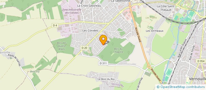 localisation de l'entreprise MONSIEUR LUC-ALAIN VERNUSSE à VERNOUILLET