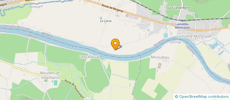 localisation de l'entreprise MONSIEUR LUC ALBERTI  LAMOTHE-MONTRAVEL