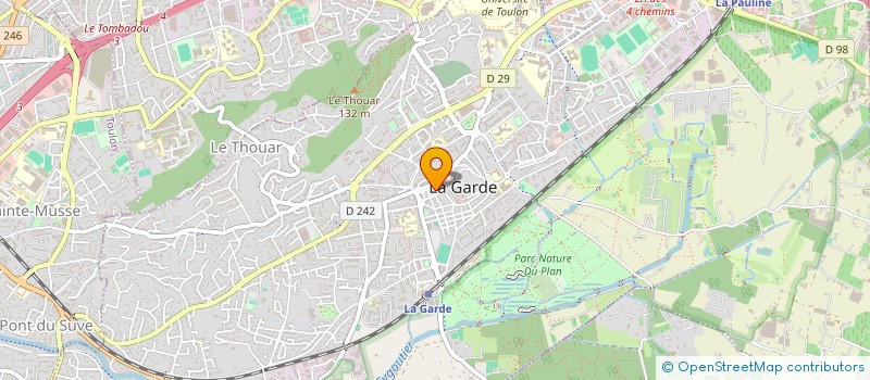 localisation de l'entreprise MONSIEUR LUC ALFIERI à LA GARDE